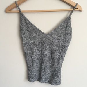 Brandy Melville Grey Crop Top